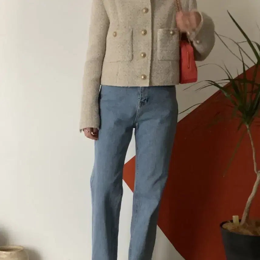 [BUNJANG] Atelier De Cemoment Tweed Jacket Size 34 / 쎄모먼 트위드자켓 34