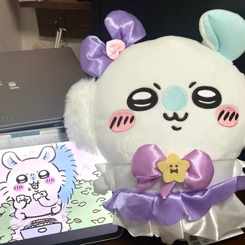 [BUNJANG] Monchhchi Magical Momonga Plush Toy / 먼작귀 매지컬 모몽가 인형