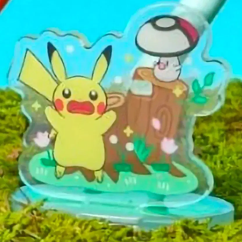 [BUNJANG] Pokemon Popup Acrylic Pen Holder Collection Gacha Pikachu Surprise Version / 미개봉) 팝업 아크릴 펜홀더 컬렉션 가챠 피카츄 깜놀버슬 판매 교환