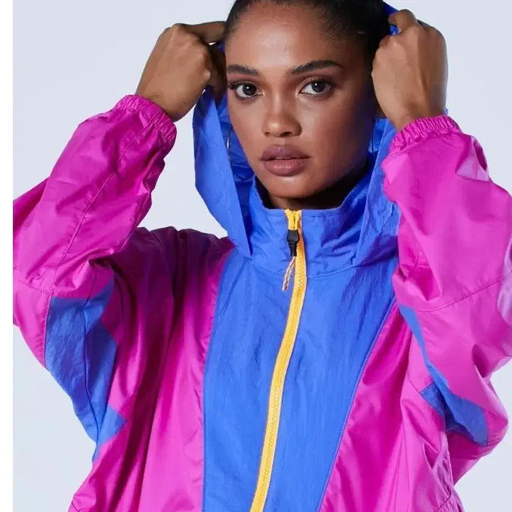 [BUNJANG] Nike Color Block Windbreaker / 나이키 핑크/블루 바람막이