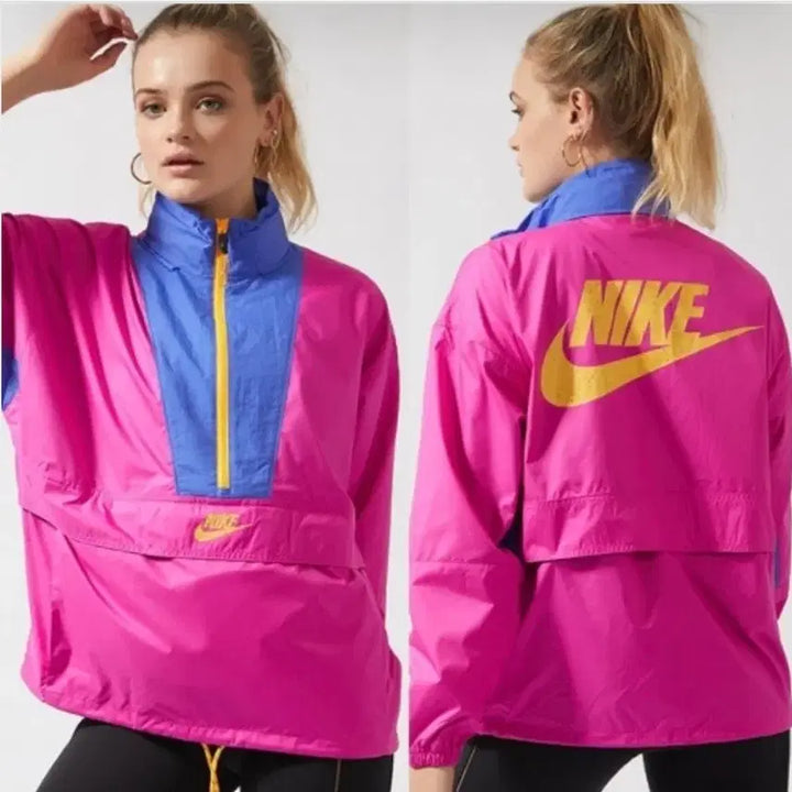 [BUNJANG] Nike Color Block Windbreaker / 나이키 핑크/블루 바람막이