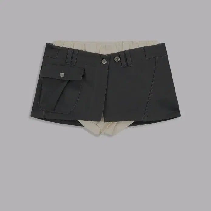 [BUNJANG] Openywy Camp Miniskirt &amp; Boxer Shorts Beige / 오픈와이와이 CAMP MINISKIRT &amp; BOXER SHORTS 베이지