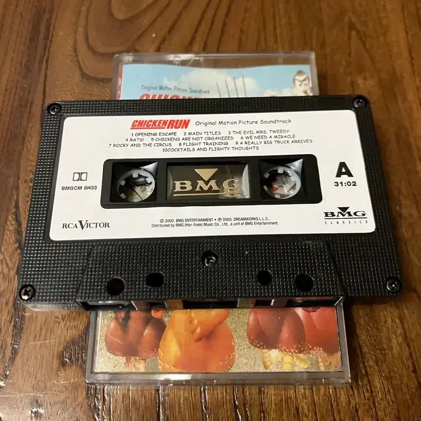 [BUNJANG] Chicken Run Original Soundtrack Cassette Tape / 애니메이션 영화 치킨런 OST 영화음악 라이센스 카세트테이프
