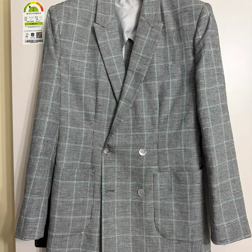 [BUNJANG] Arena Homme Linen Glen Check Double Jacket Set / 아레나옴므 린넨 글렌체크 더블자켓 세트 100-103 / 30-31