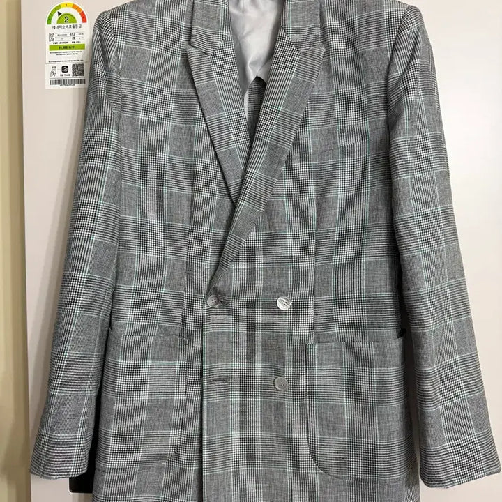 [BUNJANG] Arena Homme Linen Glen Check Double Jacket Set / 아레나옴므 린넨 글렌체크 더블자켓 세트 100-103 / 30-31