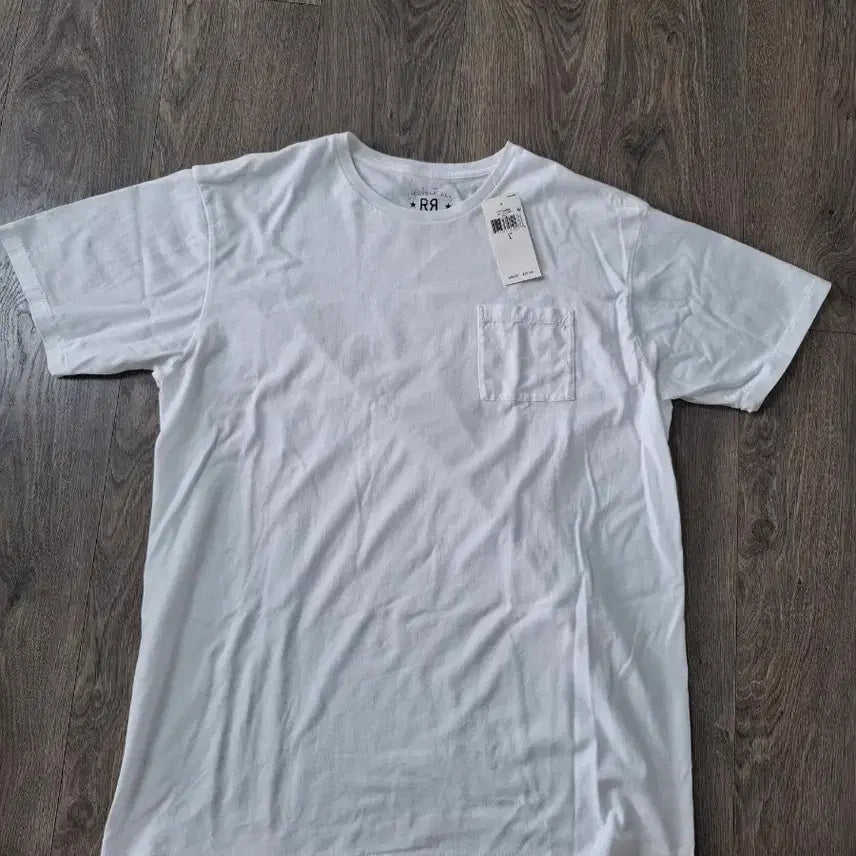 [BUNJANG] RRL Double RL White Pocket Short Sleeve T-Shirt L / L RRL 더블알엘 포켓 반팔 티셔츠 화이트