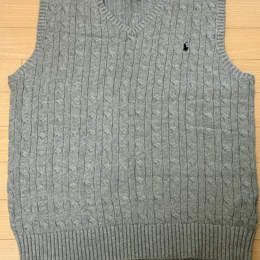 [BUNJANG] Polo Ralph Lauren Cable Knit Vest / 폴로 랄프로렌 케이블 니트 조끼