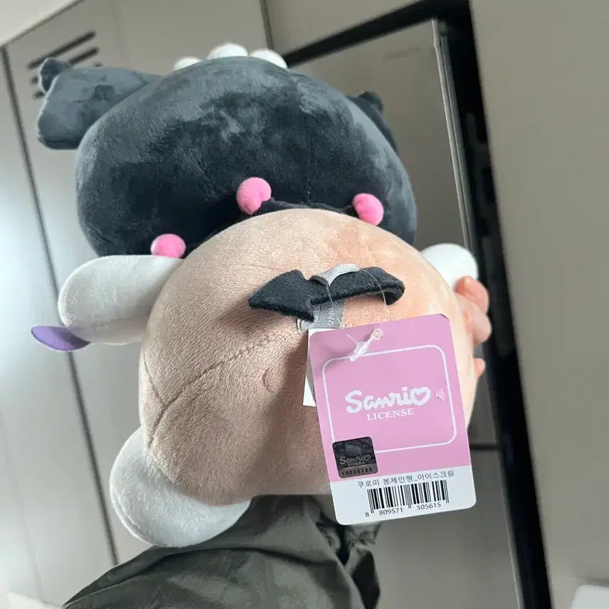 [BUNJANG] Kuromi Ice Cream Plush M / 쿠로미 아이스크림 인형 m 새상품