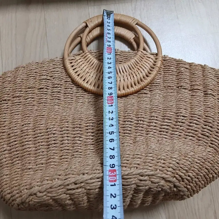 [BUNJANG] Rattan Woven Tote Bag / 라탄 짜임 토트백