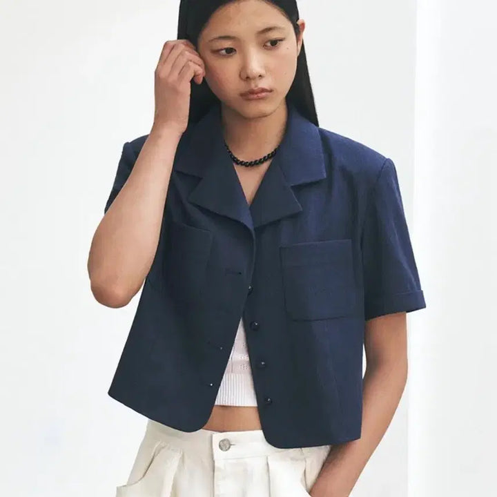 [BUNJANG] Grove Caro Linen Jacket / 그로브 카로 린넨 자켓 정장 반팔 자켓 GROVE