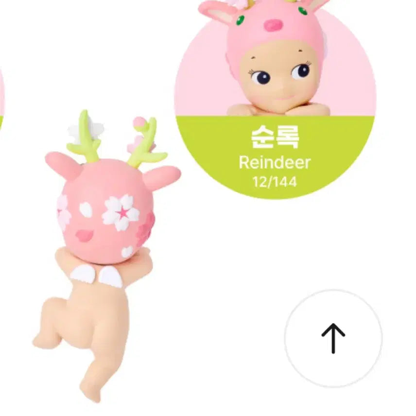 [BUNJANG] Sonny Angel Hippers Cherry Blossom Reindeer / 소니엔젤 히퍼 체리블라썸 순록