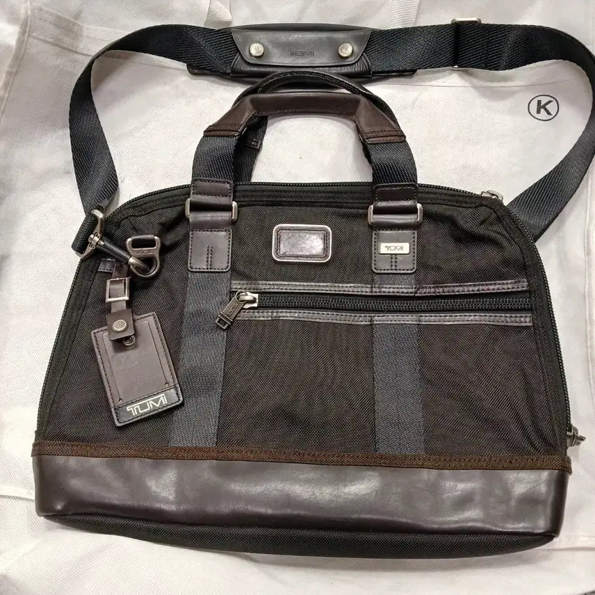 [BUNJANG] Tumi Brown Briefcase / TUMI 투미 브라운 서류 가방