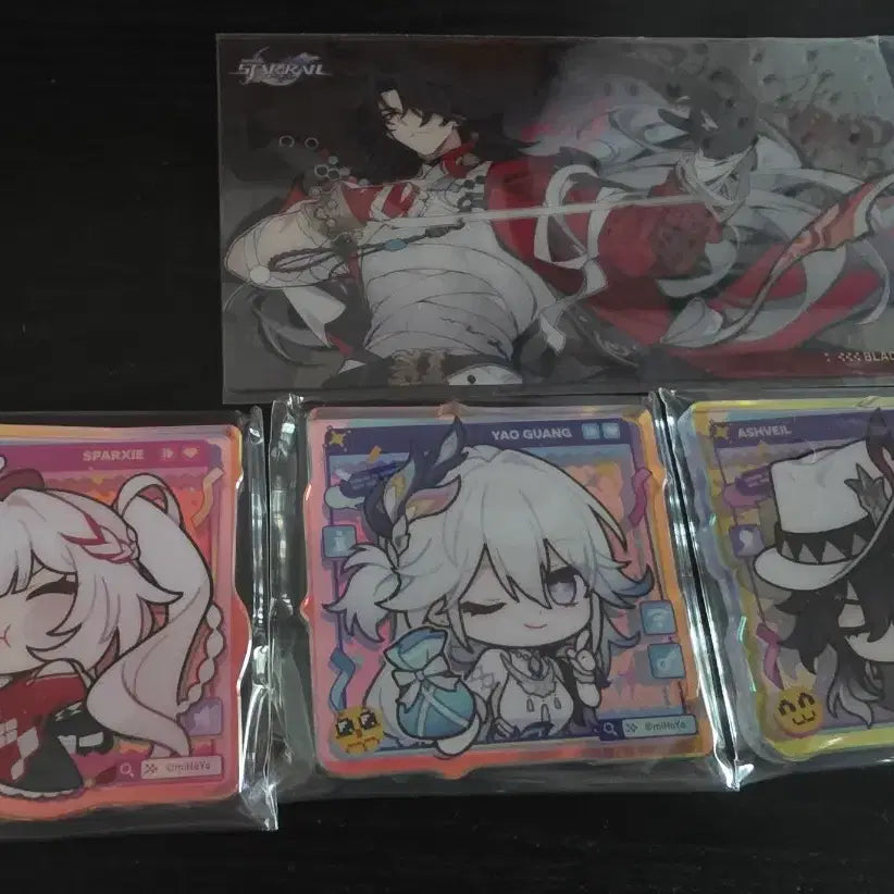 [BUNJANG] Honkai: Star Rail Pop-up Store Exclusive Sparky, Ashvane, Hyoguang Magnet Card Bundle Set / 스타레일 삼성 팝업 구매 특전 효광 스파키 애쉬베일 마그넷 카드 일괄
