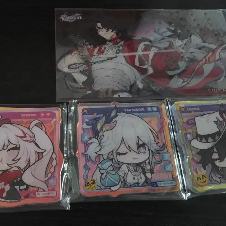 [BUNJANG] Honkai: Star Rail Pop-up Store Exclusive Sparky, Ashvane, Hyoguang Magnet Card Bundle Set / 스타레일 삼성 팝업 구매 특전 효광 스파키 애쉬베일 마그넷 카드 일괄