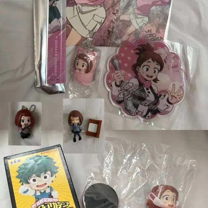 [BUNJANG] My Hero Academia Ochaco Uraraka Merchandise Bundle / 나히아 우라라카 굿즈 일괄