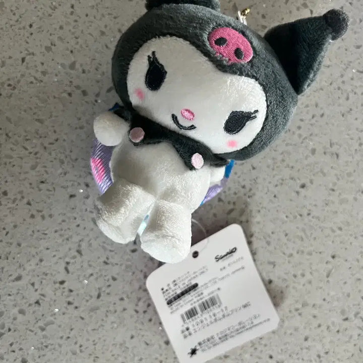 [BUNJANG] Sanrio Kuromi Tube Pool Float Keychain / 산리오 튜브타고 물놀이하는 쿠로미 키링 새상품