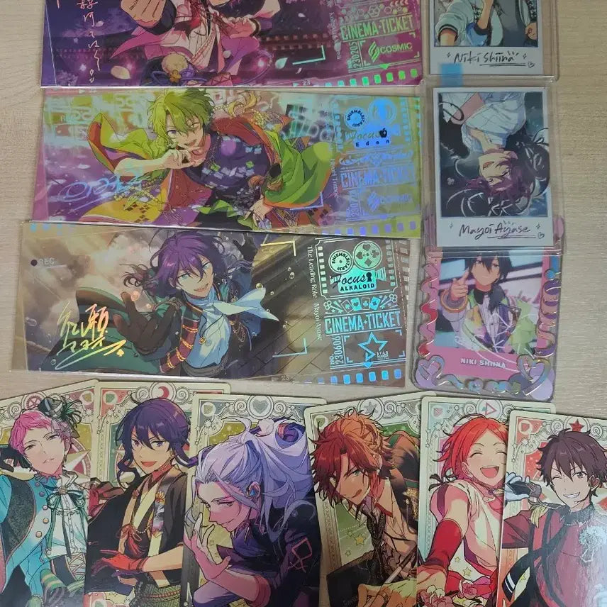 [BUNJANG] Ensemble Stars Arcana Card, Nikki Mayo Individual Polaroid, Hiyori Mayo Kohaku Ticket Bundle Set / 앙스타 아르카나 카드,니키마요이 폴라로이드,히요리마요이코하쿠 티켓 일괄
