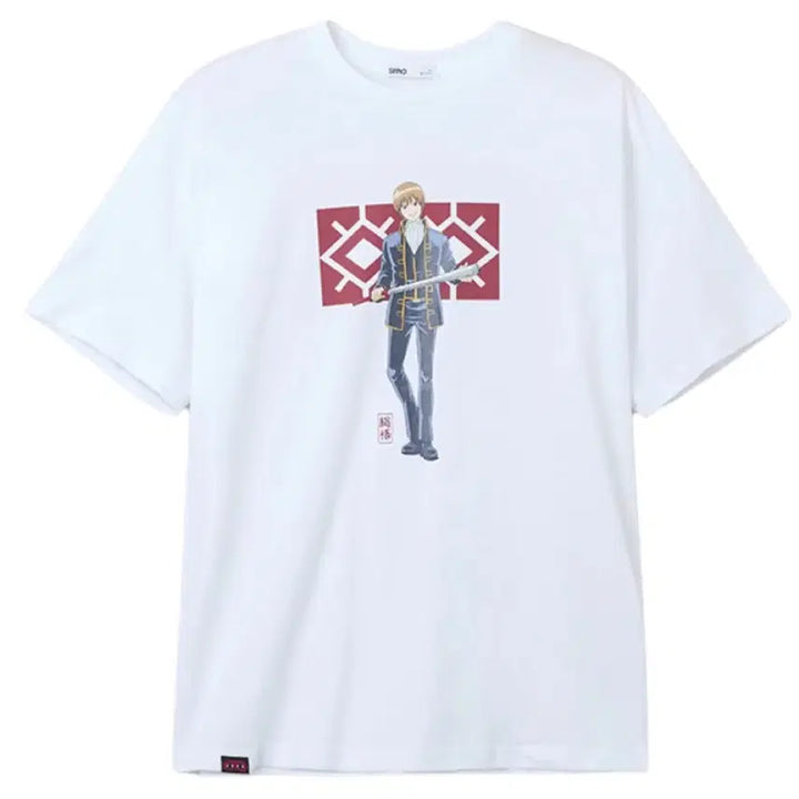 [BUNJANG] Gintama SPŌ Okita Sougo T-Shirt (Size S) / 은혼 스파오 오키타 소고 티셔츠 S