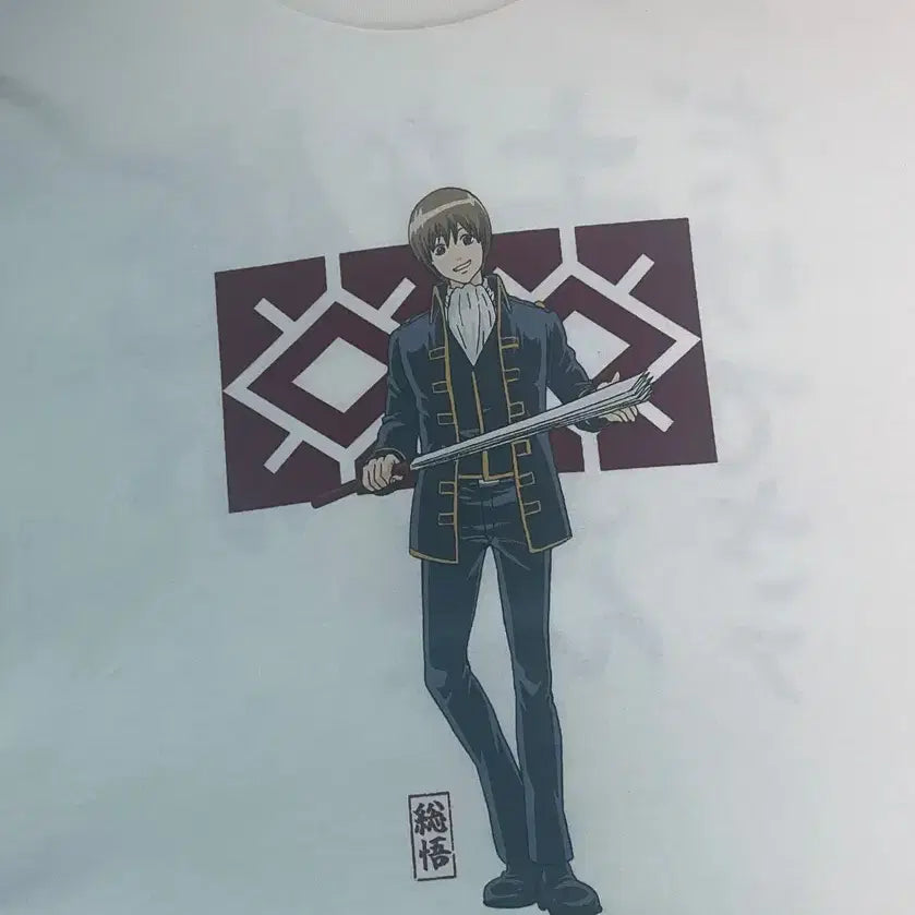 [BUNJANG] Gintama SPŌ Okita Sougo T-Shirt (Size S) / 은혼 스파오 오키타 소고 티셔츠 S