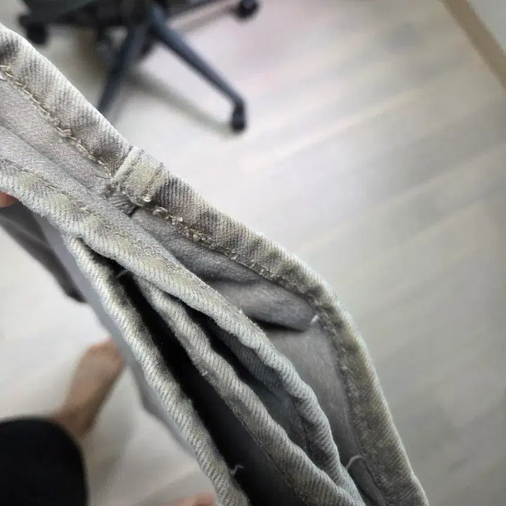 [BUNJANG] Bellie True Wide Denim Pants Vintage Beige Size 30 Long Length / 벨리에 트루와이드 데님 빈티지 베이지 30사이즈 긴기장