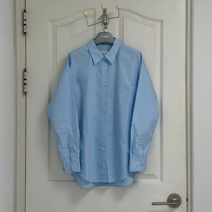 [BUNJANG] Giordano Rouge Fit Two-Way Wrap Shirt (S) / 지오다노 루즈핏 투웨이 랩 셔츠 (S)