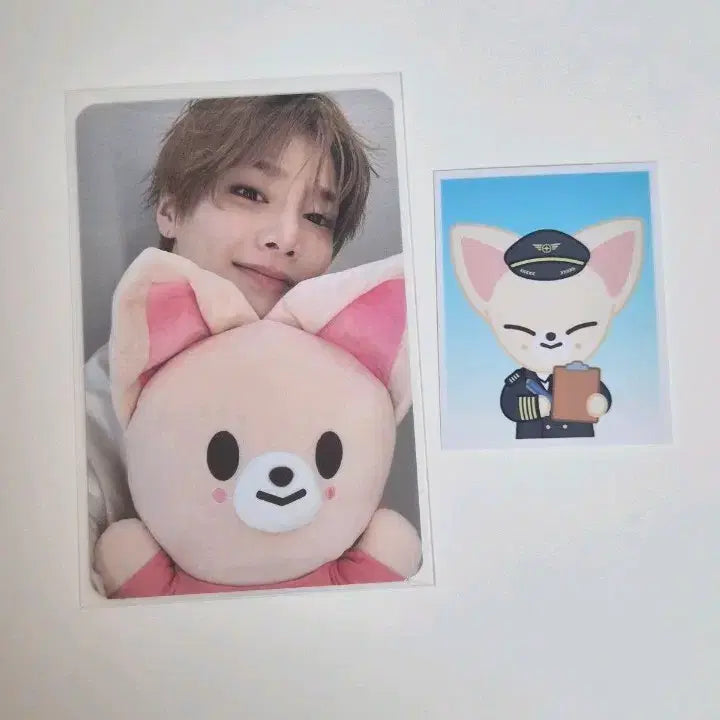 [BUNJANG] Stray Kids I.N Lucky Draw Photocard + Foxi Proof Photo Bundle / 스키즈 팝업 아이엔(+ 폭시니 증명사진) 포카 양도