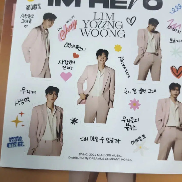 [BUNJANG] Yim Young Woong CD Album Photocard Sticker Set / 임영웅 CD앨범 포토카트 스티크