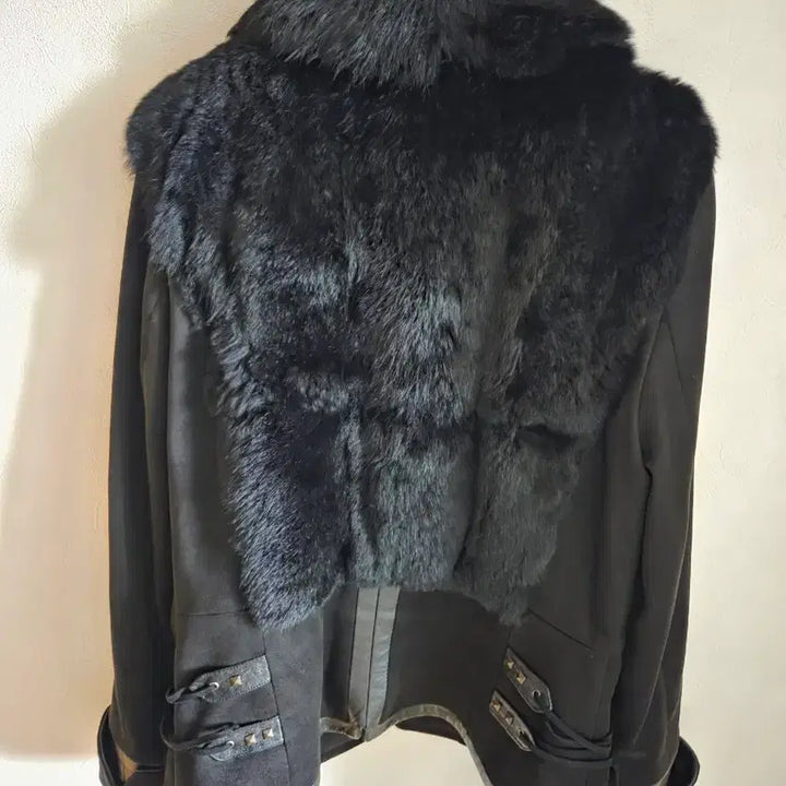 [BUNJANG] Donna Sui Vintage Gothpunk Faux Fur Jacket S / DONNA SUI 빈티지 고스펑크 퍼자켓 s