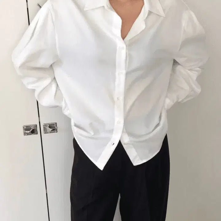 [BUNJANG] Founders Winter Mazi White Shirt Blouse / 새제품 파운더스 윈터 마지 화이트 셔츠 도매택 블라우스