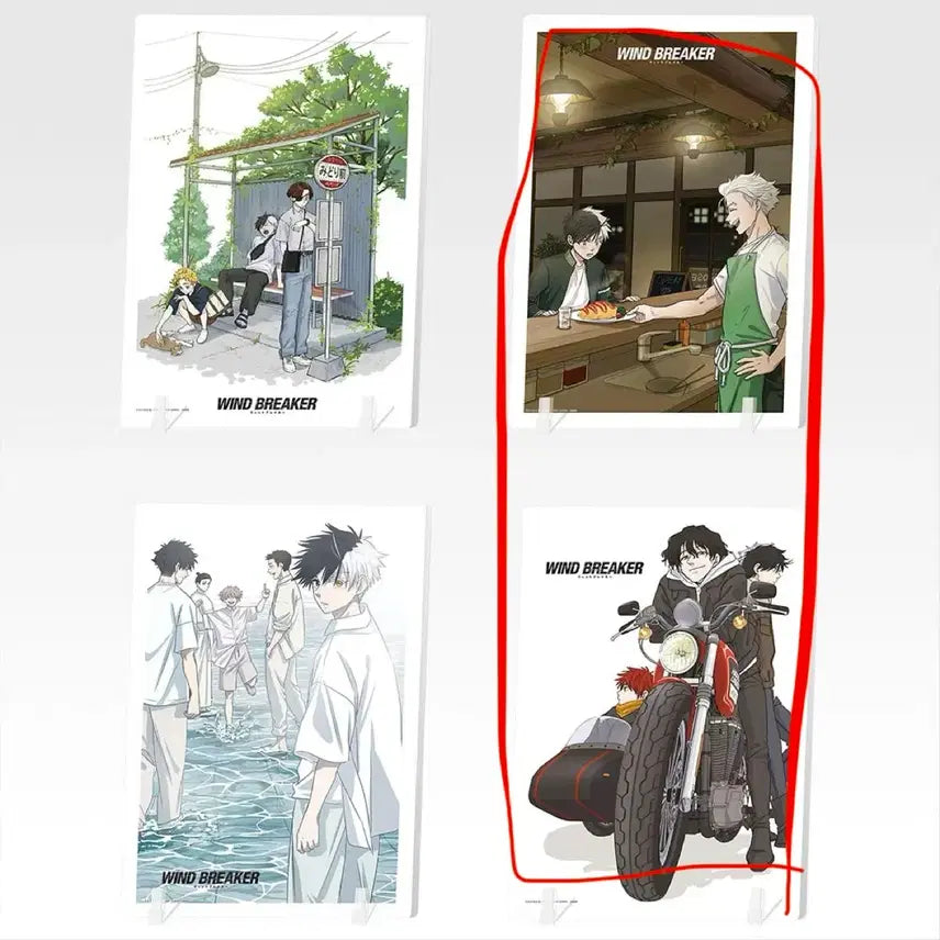 [BUNJANG] Winbre 5th Anniversary Ichiban Kuji A Prize Sakura &amp; C Prize Acrylic Board Bundle Set / 윈브레 5주년 이치방쿠지 제일복권 a상 사쿠라 c상 아크릴 보드 일괄