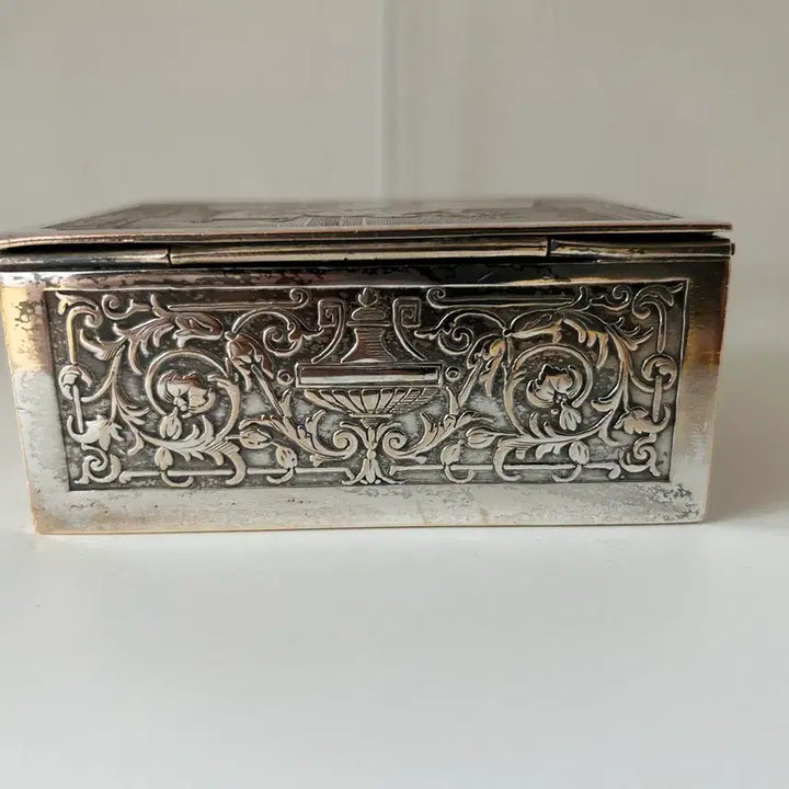 [BUNJANG] Vintage French Silverplate Jewelry Box / 빈티지 프랑스 실버플레이트 보석함