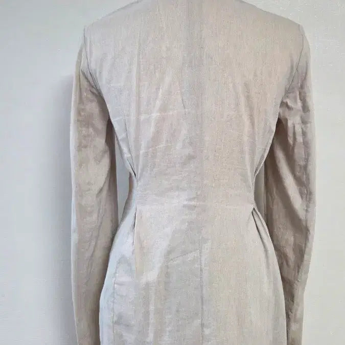 [BUNJANG] Theory Linen Collarless Jacket / 띠어리 린넨 자켓