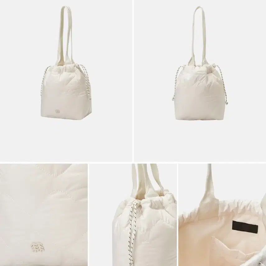 [BUNJANG] Kolon Sport Sos-Sos Padded Bag (Ivory) / 코오롱스포트 솟솟 패딩백
