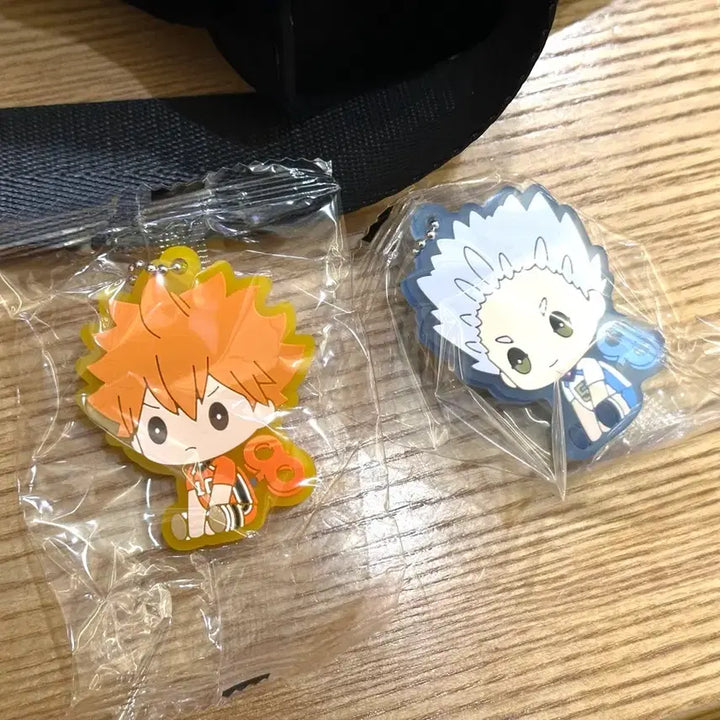 [BUNJANG] Haikyuu!! Petatto Rubber Charm Bundle Set Hinata Kageyama / [미개봉/일괄] 하이큐 페탓토 러버참 가챠 히나타 호시우미