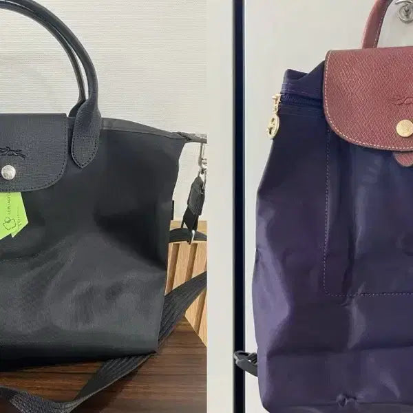 [BUNJANG] Longchamp Bundle Set Backpack and Crossbody Bag / 롱샴일괄
