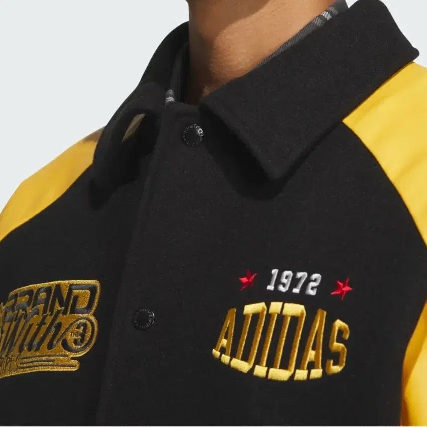 [BUNJANG] Adidas BB Retro Street Varsity Jacket (Gender Neutral) / 아디다스BB 레트로 스트리트 재킷 바시티 (젠더 뉴트럴) 3xl
