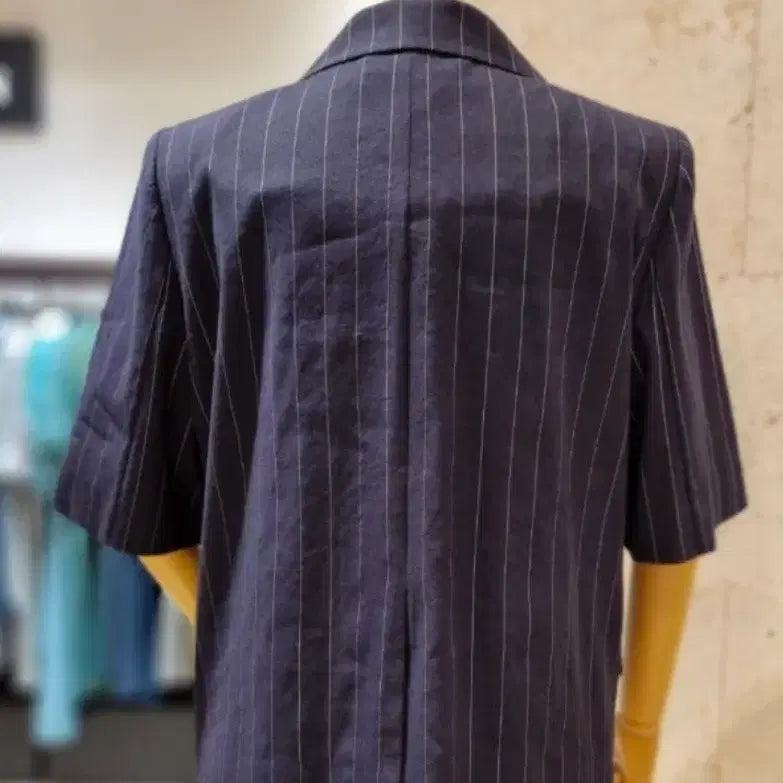 [BUNJANG] The Izzat Collection Linen Short Sleeve Jacket / 더아이잗컬렉션 린넨 반팔 자켓