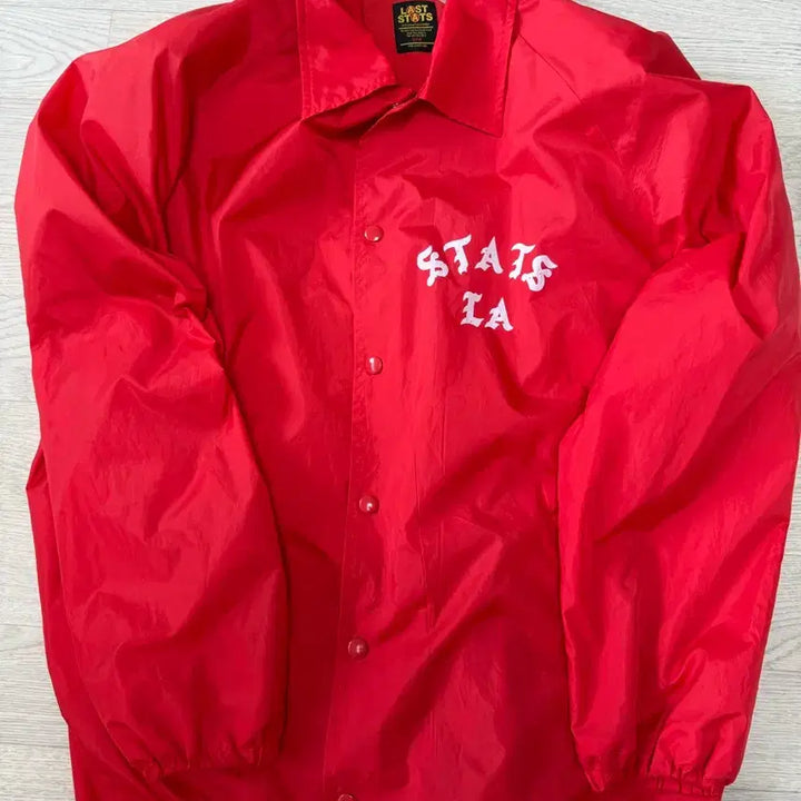 [BUNJANG] LAST STATS Coach Jacket Red Size 1 / 라스탯츠 LAST STATS  코치 자켓 레드 1사이즈