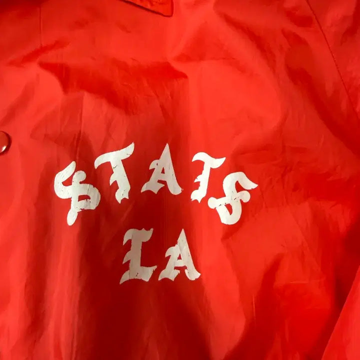 [BUNJANG] LAST STATS Coach Jacket Red Size 1 / 라스탯츠 LAST STATS  코치 자켓 레드 1사이즈