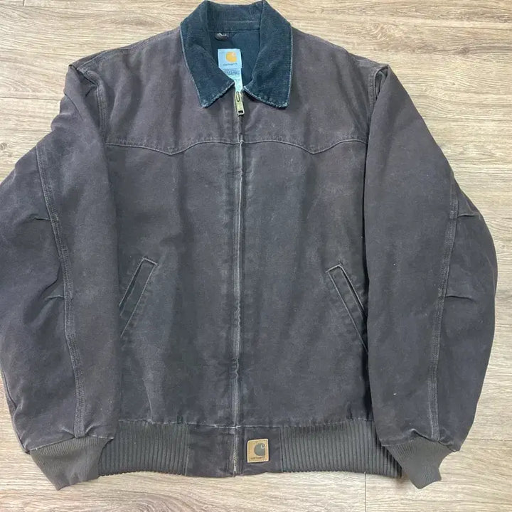 [BUNJANG] Carhartt J14 Sandstone Santa Fe Jacket - Dark Brown (XL) / [XL] 빈티지 칼하트 J14 샌드스톤 산타페 자켓 / 다크 브라운
