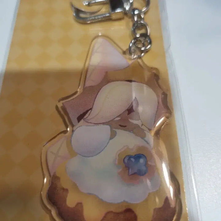 [BUNJANG] Cookie &amp; More Cookie Run Acrylic Epoxy Keychain Pure Vanilla / 쿠키앤모어 쿠키런 아크릴에폭시키링 퓨바 퓨어바닐라