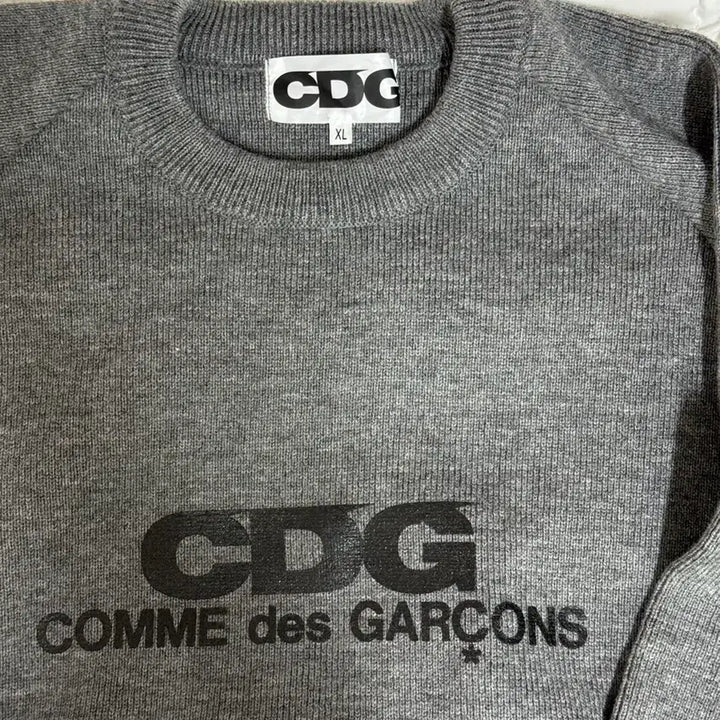 [BUNJANG] Comme des Garçons CDG Grey Knit XL / [XL] CDG 꼼데가르송 그레이 니트