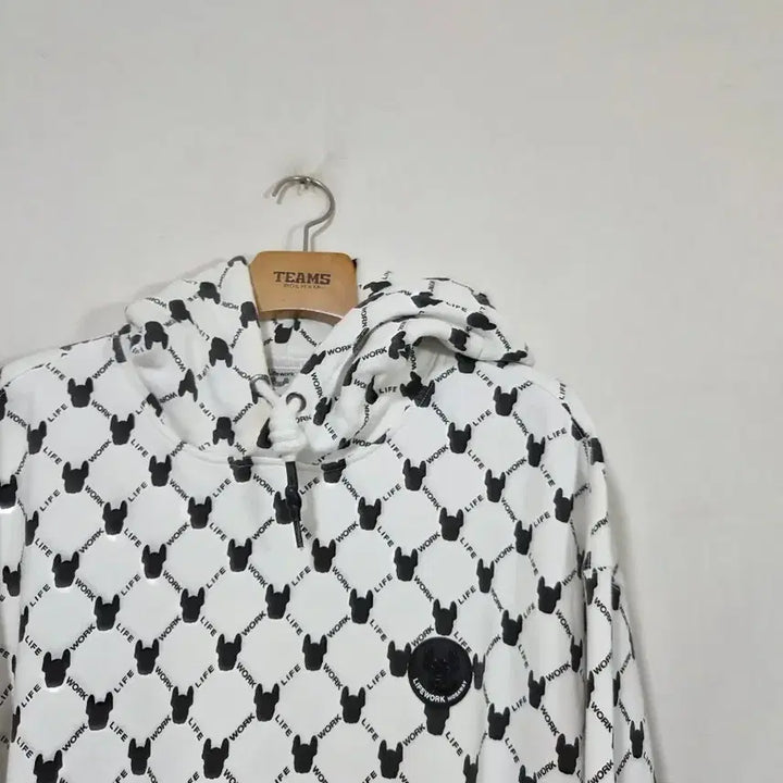 [BUNJANG] LifeWork French Bulldog Pattern Hoodie / 라이프워크 프렌치불독 패턴 후드