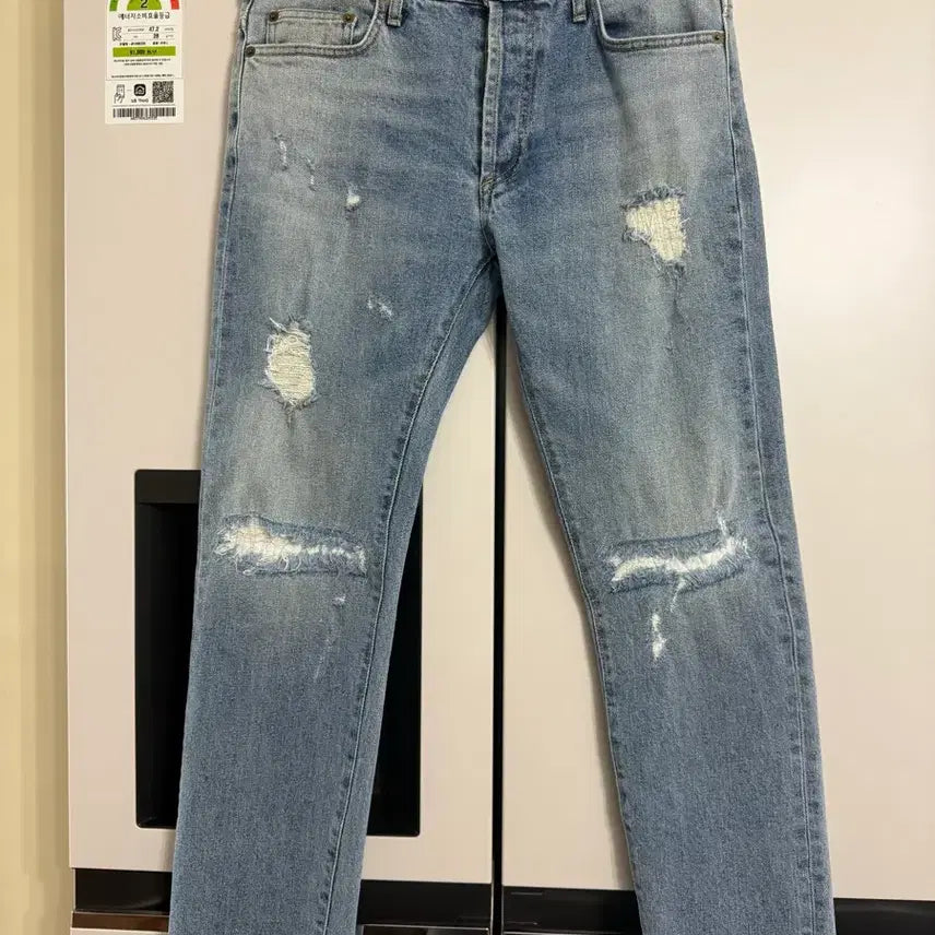 [BUNJANG] Modena Nine Killing Rose Distressed Jeans (Size 30/32) / 모드나인 킬링로즈 디스진 30 (32)