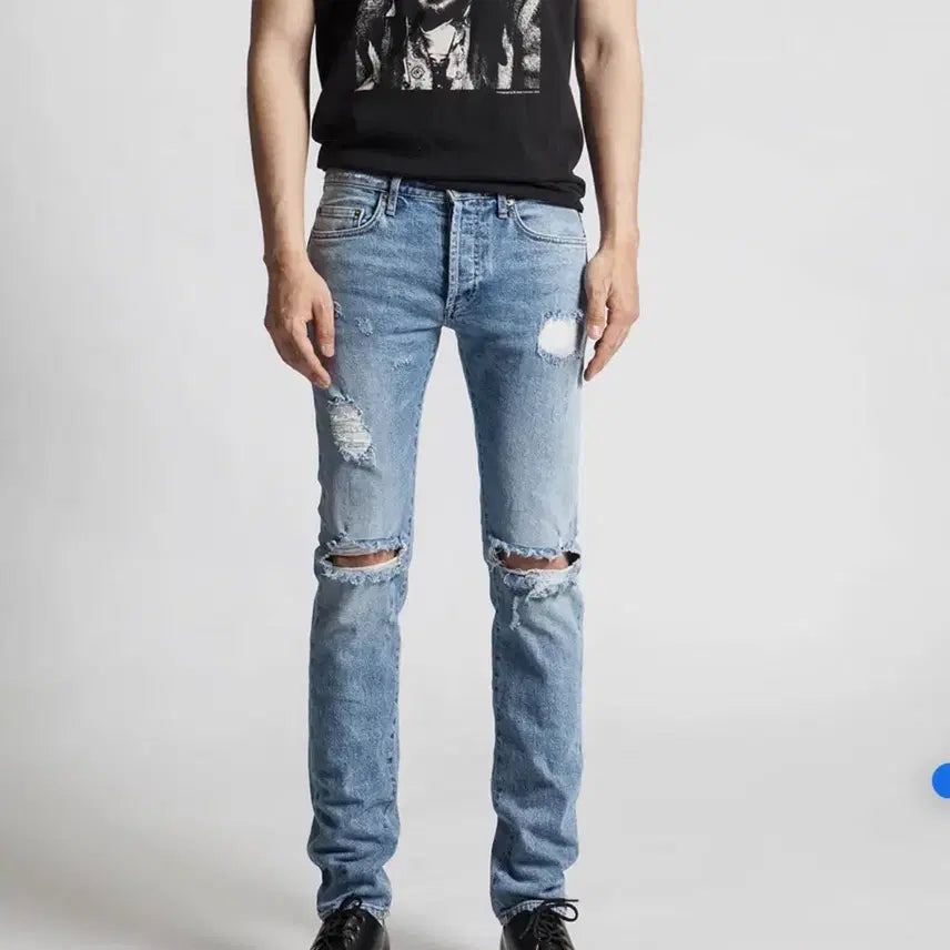 [BUNJANG] Modena Nine Killing Rose Distressed Jeans (Size 30/32) / 모드나인 킬링로즈 디스진 Killing Rose - MOD1s 30