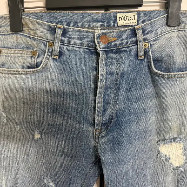 [BUNJANG] Modena Nine Killing Rose Distressed Jeans (Size 30/32) / 모드나인 킬링로즈 디스진 30 (32)