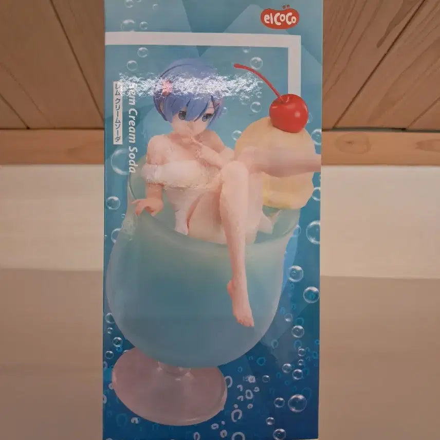 [BUNJANG] Elcocco Re:Zero Rem Cream Soda Figure (Sealed) / 미개봉) 엘코코 리제로 렘 크림소다 피규어
