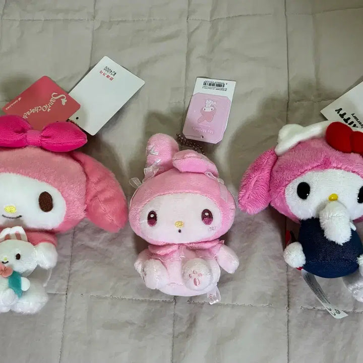 [BUNJANG] Sanrio My Melody Doll Keychain Set / 산리오 마이멜로디 인형 키링