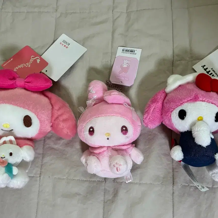 [BUNJANG] Sanrio My Melody Doll Keychain Set / 산리오 마이멜로디 인형 키링