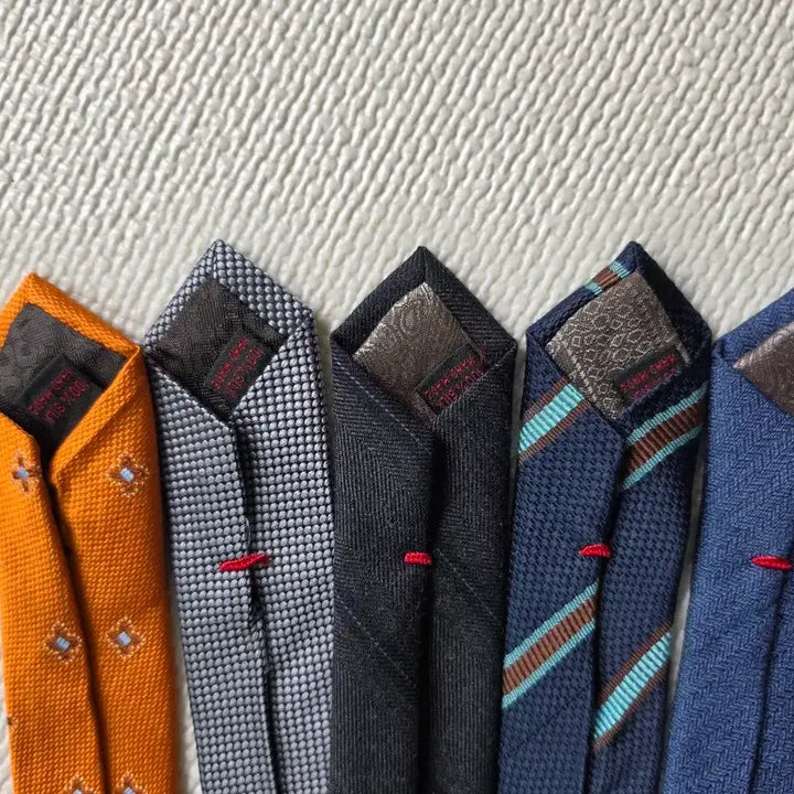 [BUNJANG] Bulwhi Silk &amp; Knit Tie Bundle Set (8 pcs) / 불휘 실크+니트 타이 8개 일괄판매